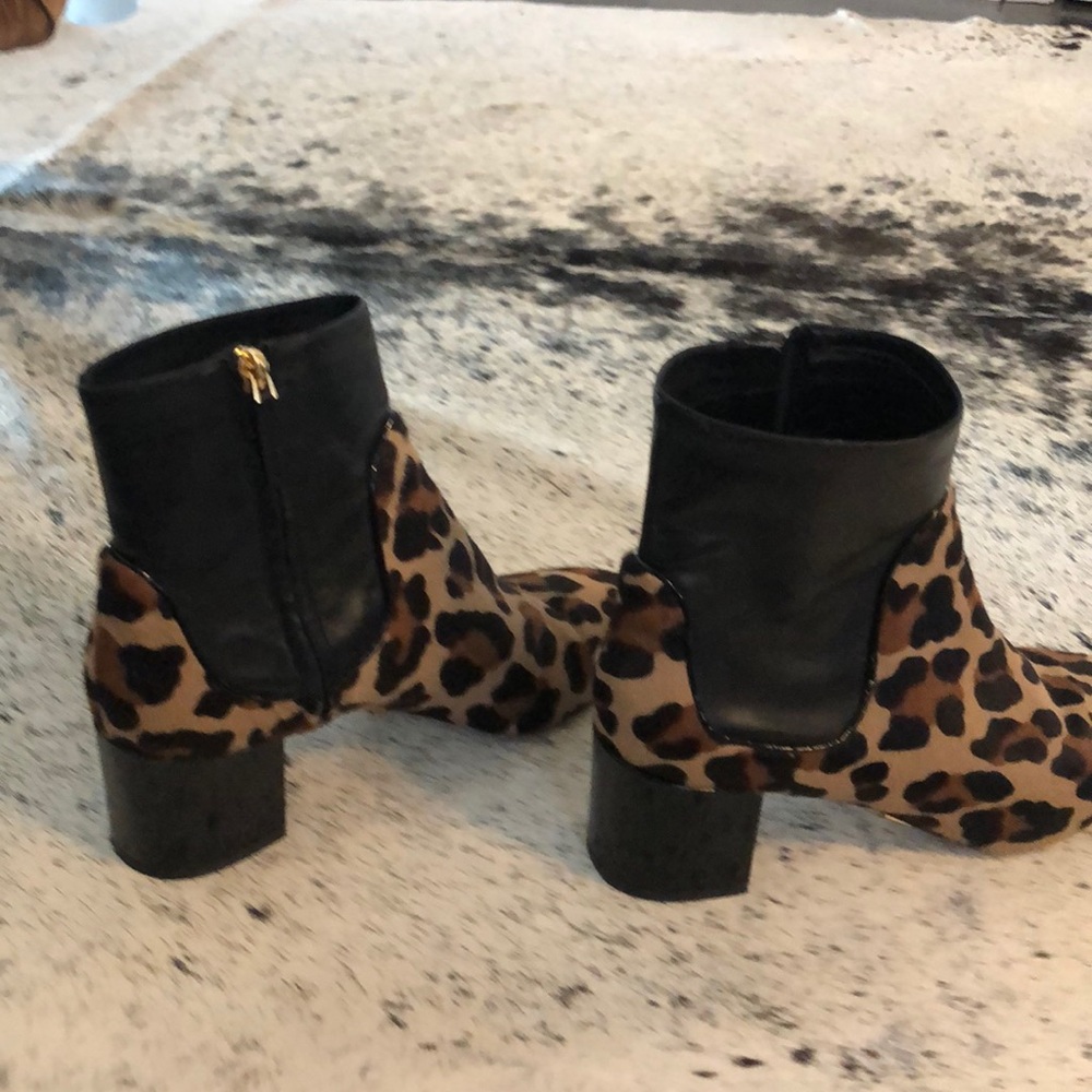 Michael kors collection leopard print boots
